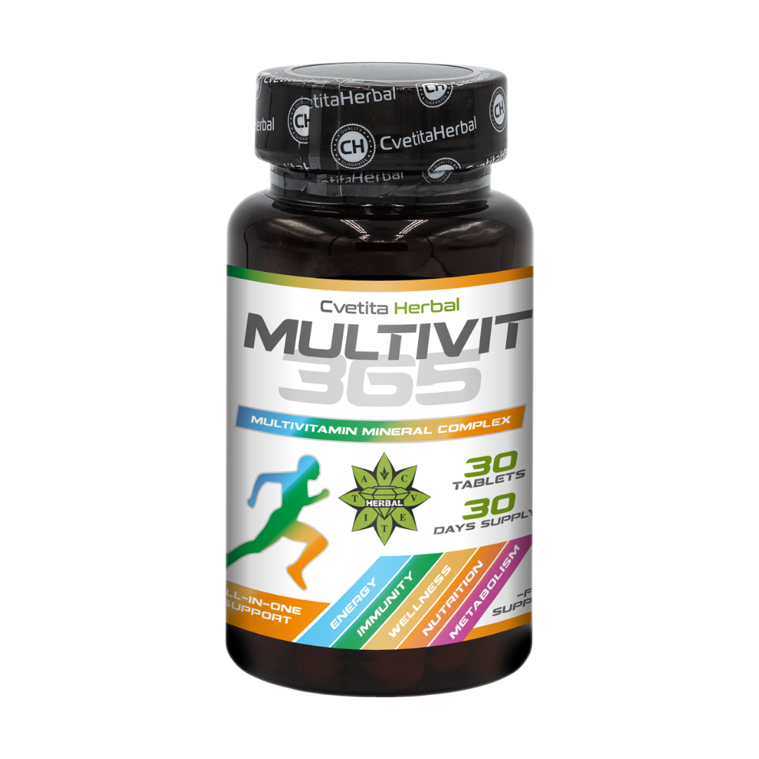 МултиВит 365 (MultiVit 365) – Мултивитамини и Минерали (30 таблетки)